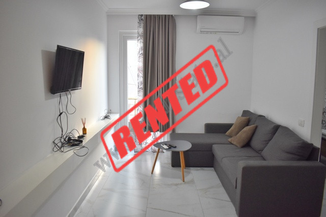 One bedroom apartment for rent in Ymer Kurti street near Wilson Square in Tirana.
Located on the 3r